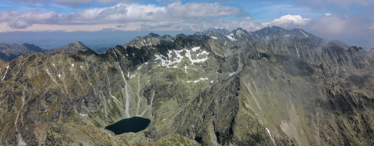 View from the iconic slovakian peak, Kriváň
